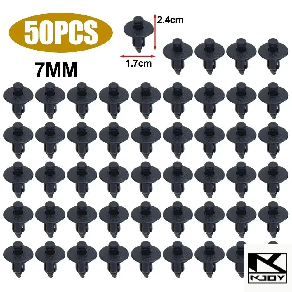 U-Type Bumper Splash Shield Clips 6/7/8mm – 50/100 PCS