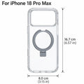 360° Magnetic Clear Case for iPhone 18 Pro / Pro Max | Stand
