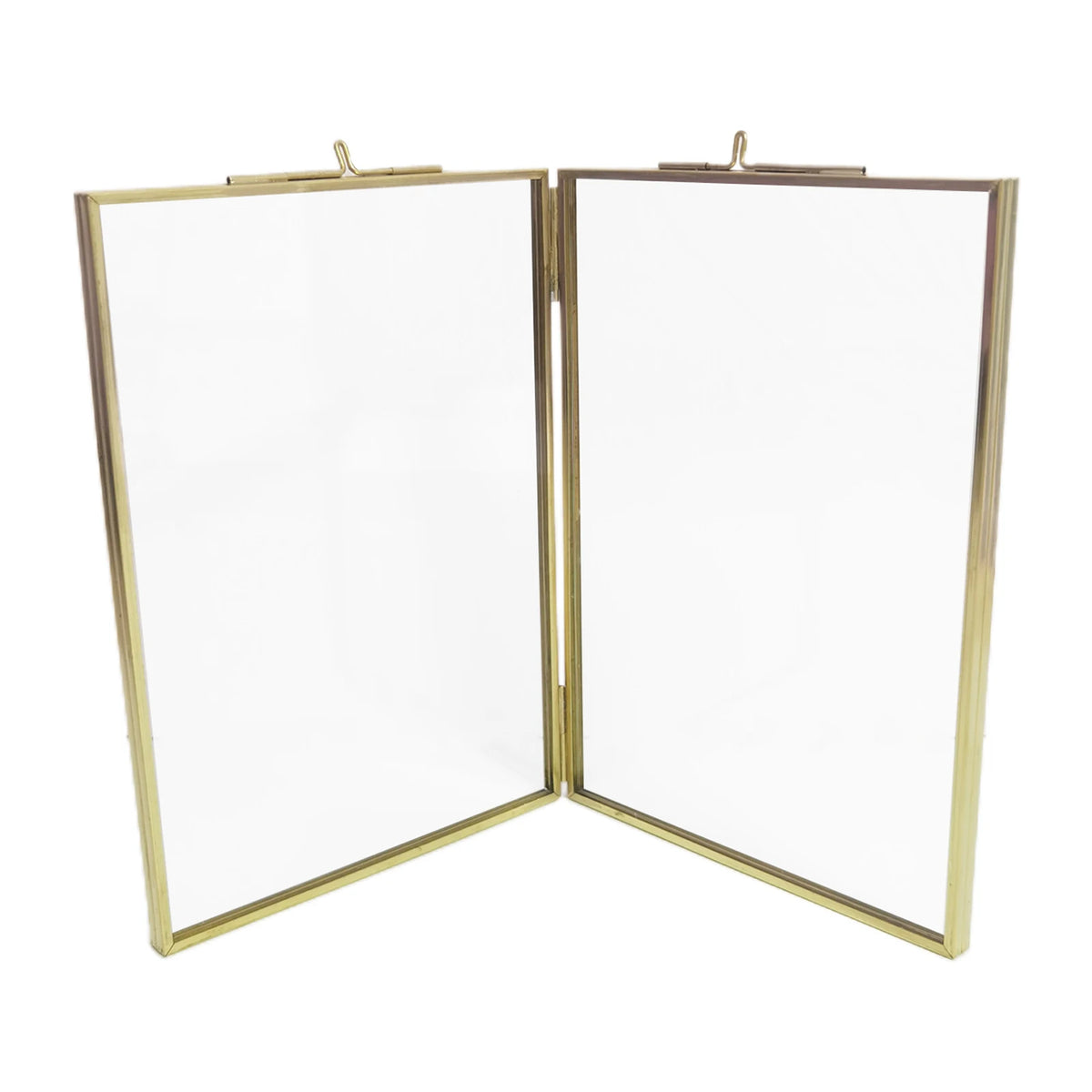 Double Sided Glass Hanging Frame – Pressed Flowers & Artwork
