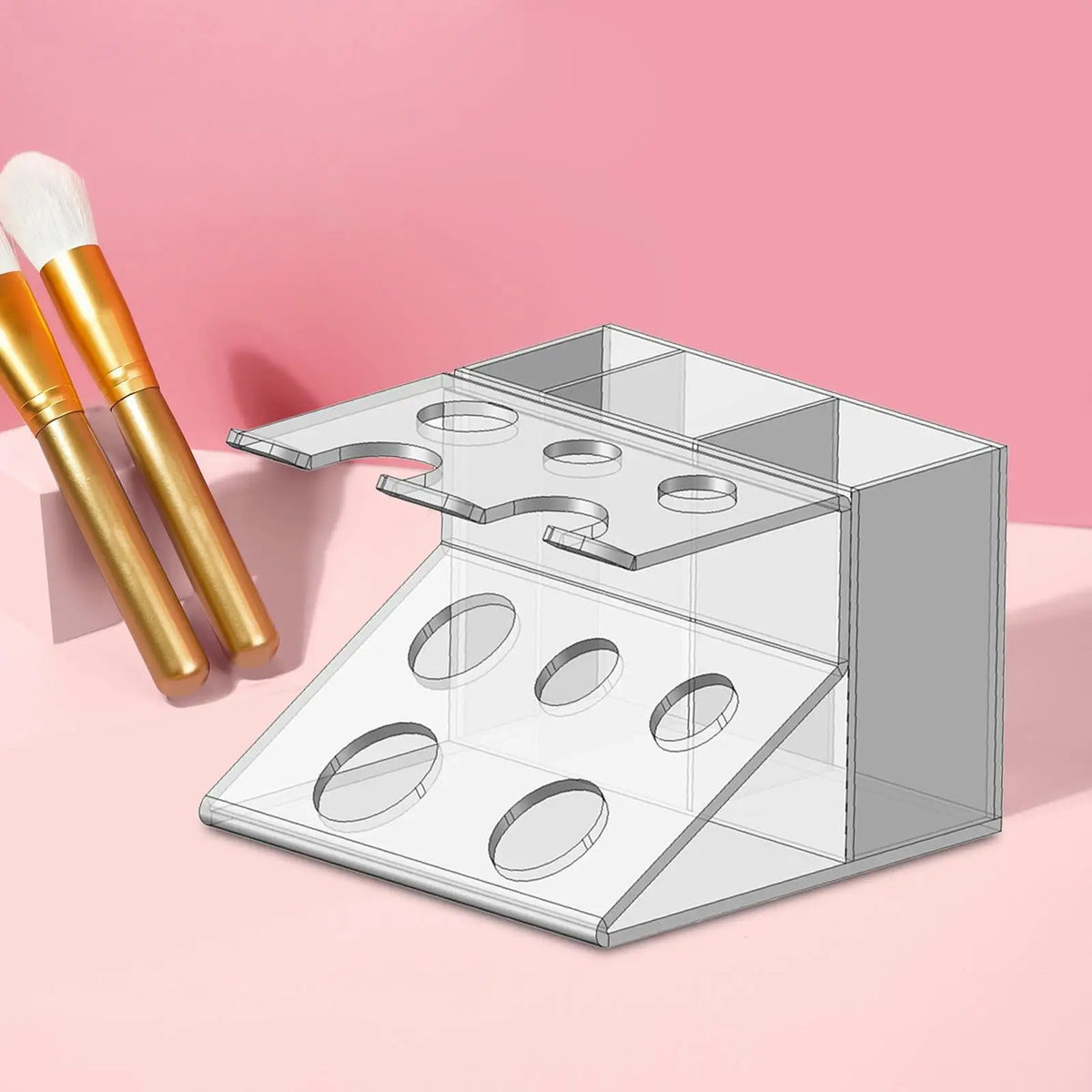 Multifunctional Bathroom Organizer & Makeup Storage Rack