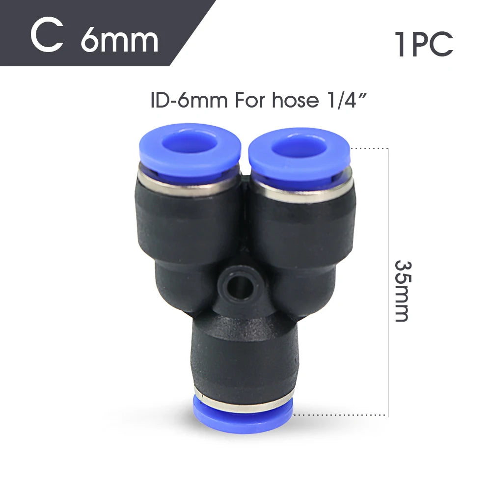 Garden Misting Atomization System – 6mm Hose Connectors