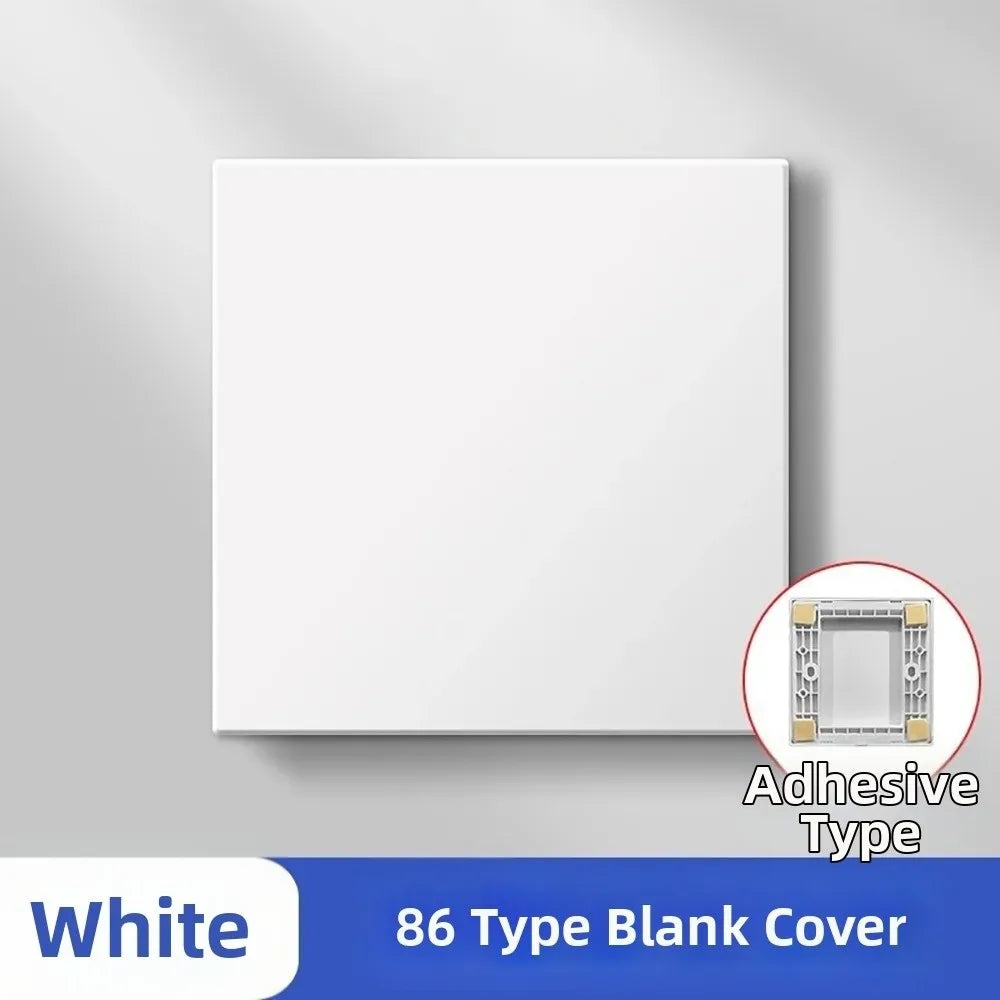 86-Type Self-Adhesive Wall Hole Cover Plate – 4 Colors
