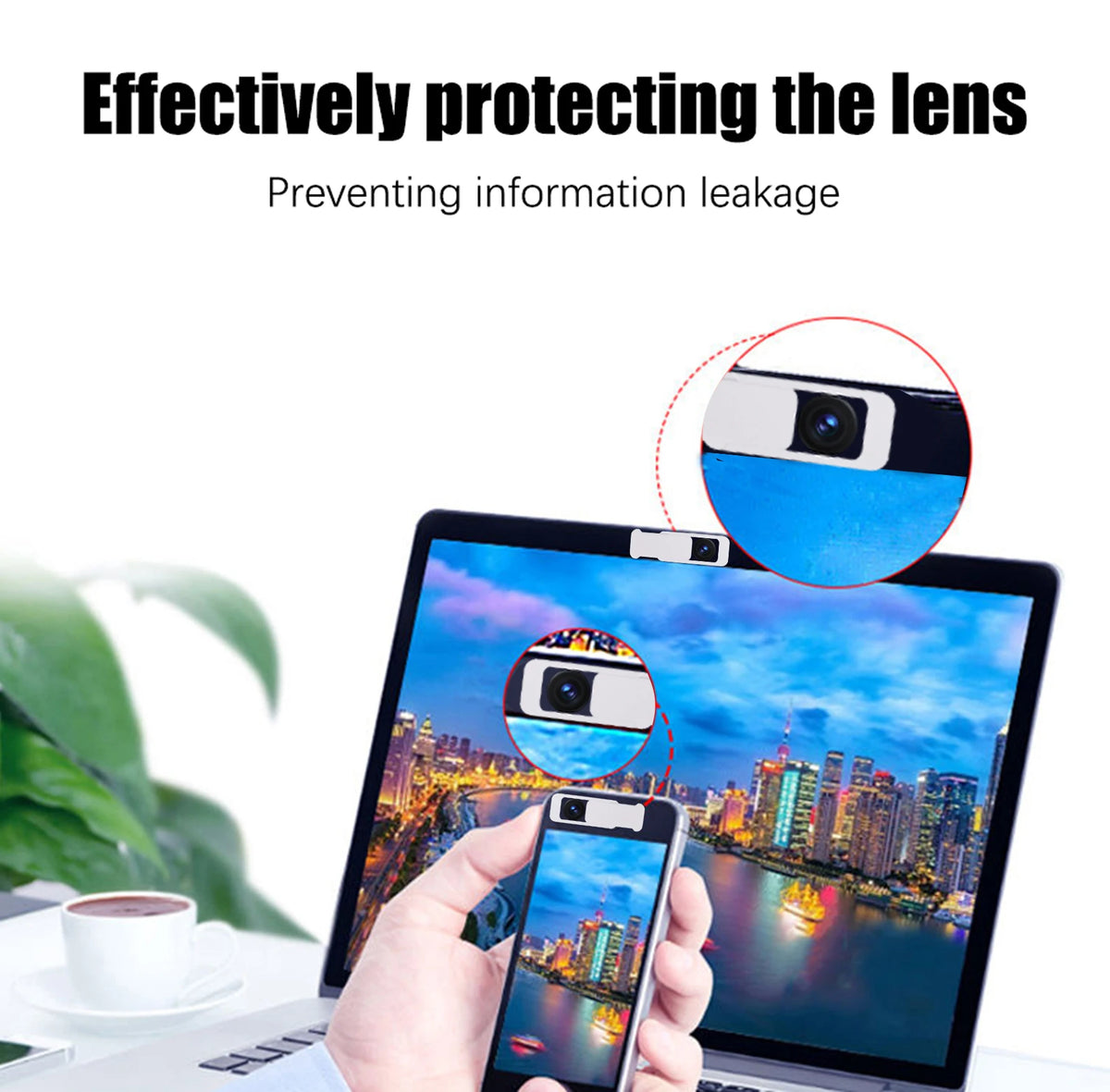 Webcam Cover Shutter Privacy Protector – Universal Sliding
