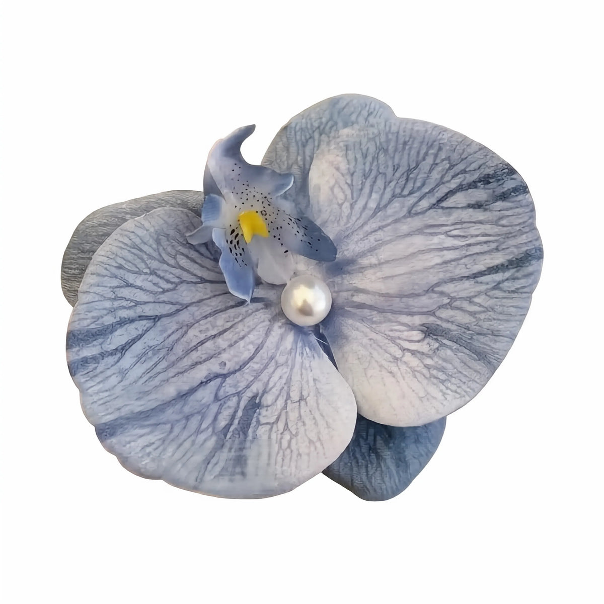 Butterfly Orchid Flower Hair Clip – Duckbill Barrette Women