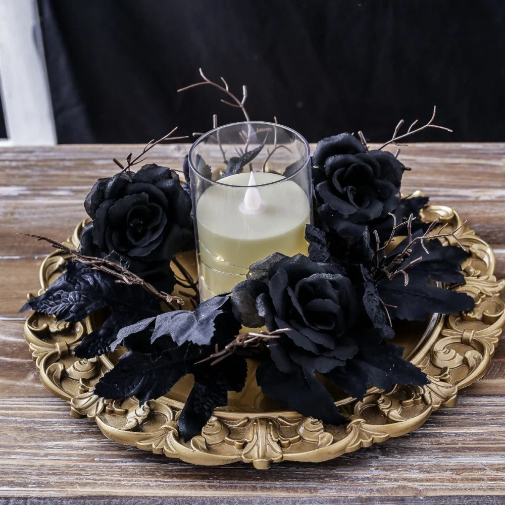 Autumn Berry Harvest Wreath – Maple Leaf & Pumpkin Décor
