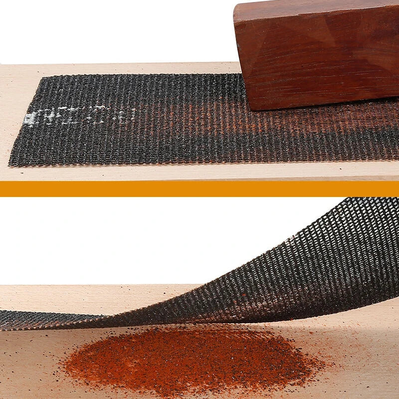 Abrasive Mesh Sanding Net 115×280mm – Anti-Clog Grinding Sheet
