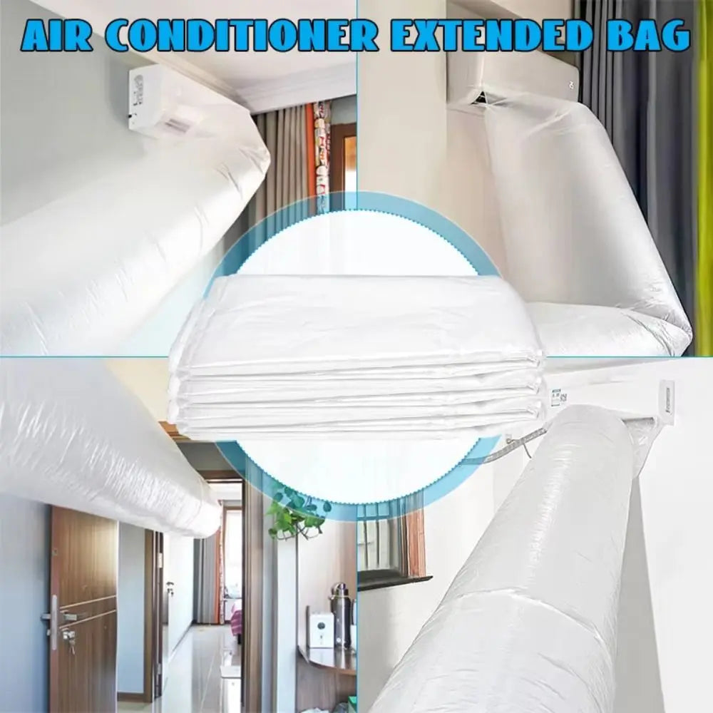 Flexible AC Airflow Deflector Bag 8–20M | Duct Extension