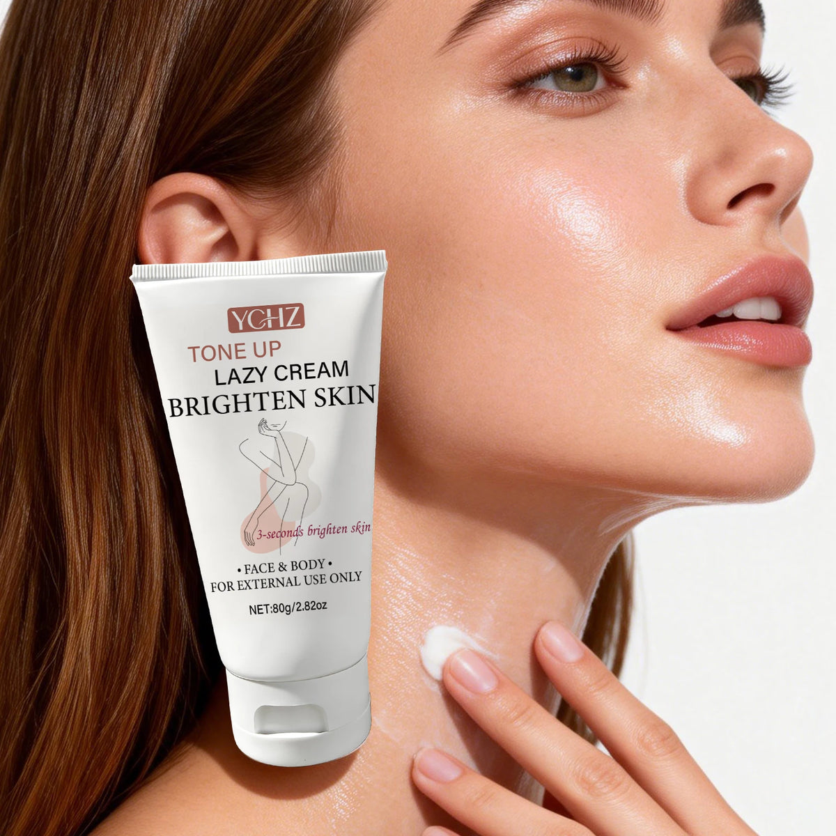 YCHZ Skin Brightening Cream – Niacinamide & Collagen, 80g