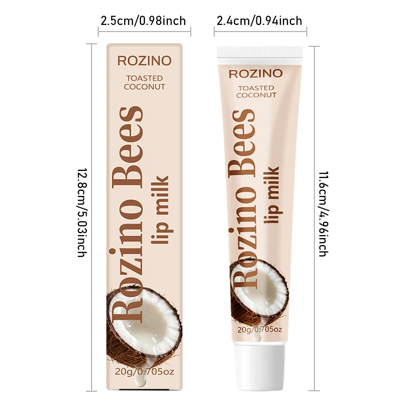 ROZINO Coconut Lip Balm 20g – Moisturizing Lip Oil & Mask