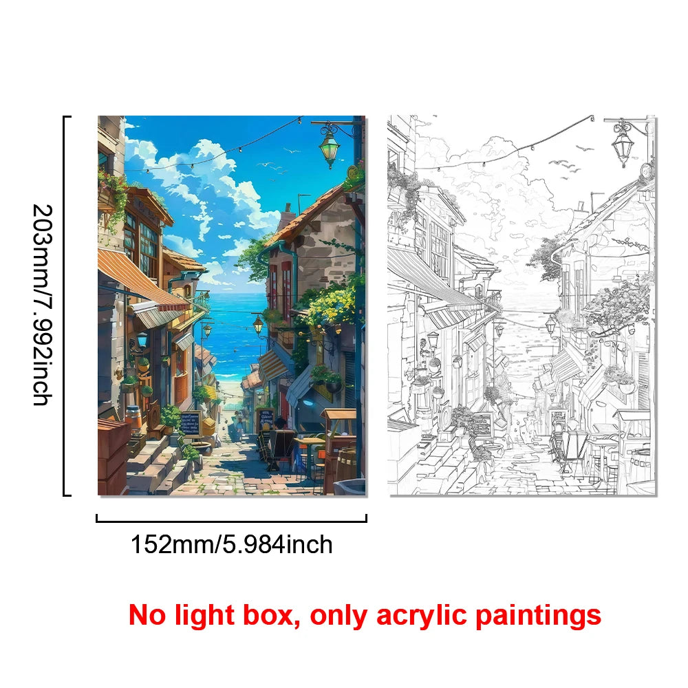 Tokyo City LED Light Painting | Wall Art Night Light Décor