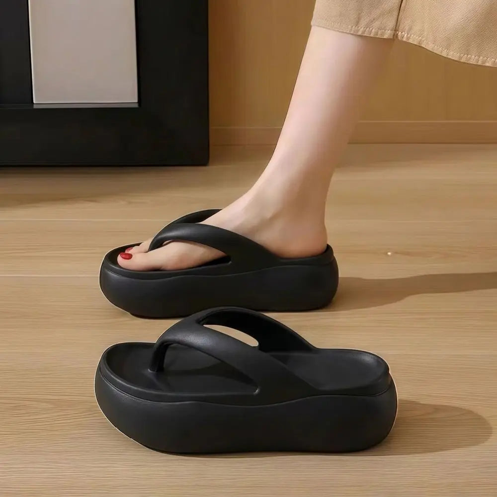 Women's 5CM Platform Flip Flops – Lightweight EVA Slippers