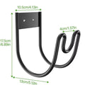 Wall-Mounted Iron Garden Hose Hanger – Rust-Proof Hook