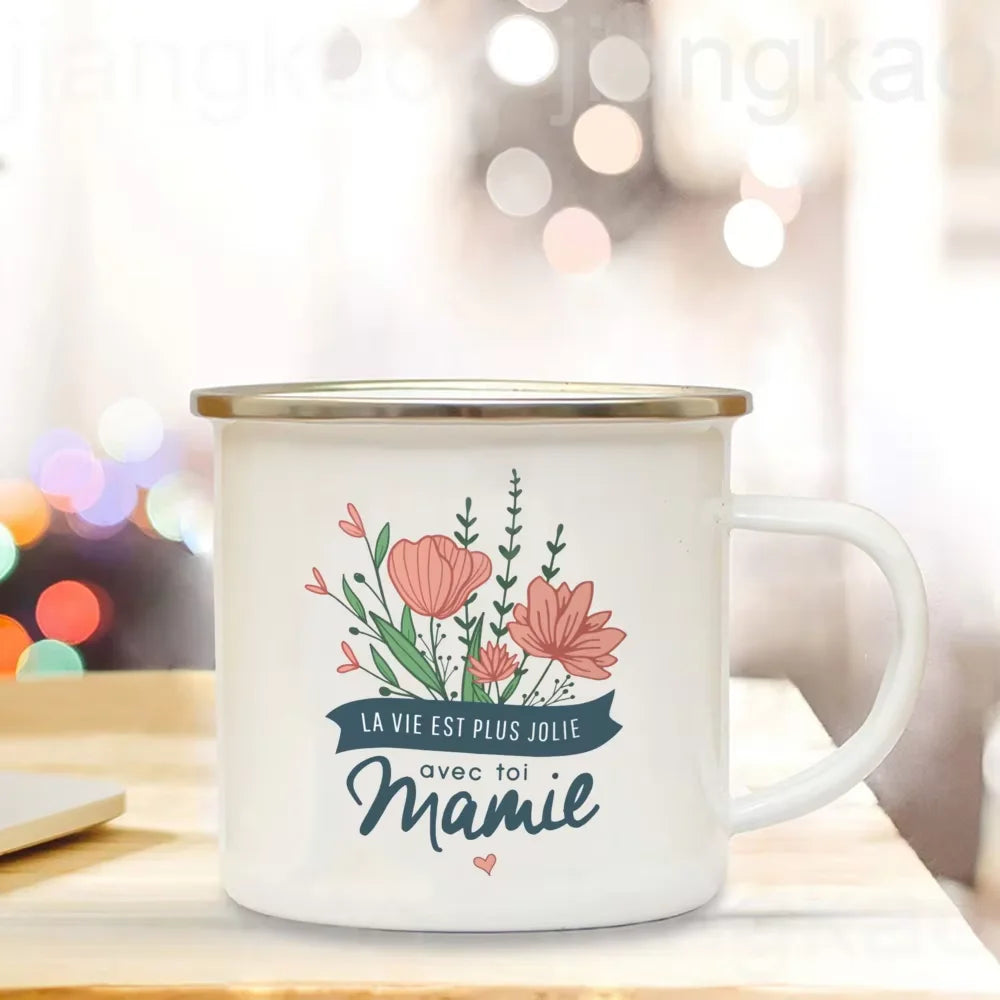 Thank You Grandma Enamel Mug | Magical Moments Gift