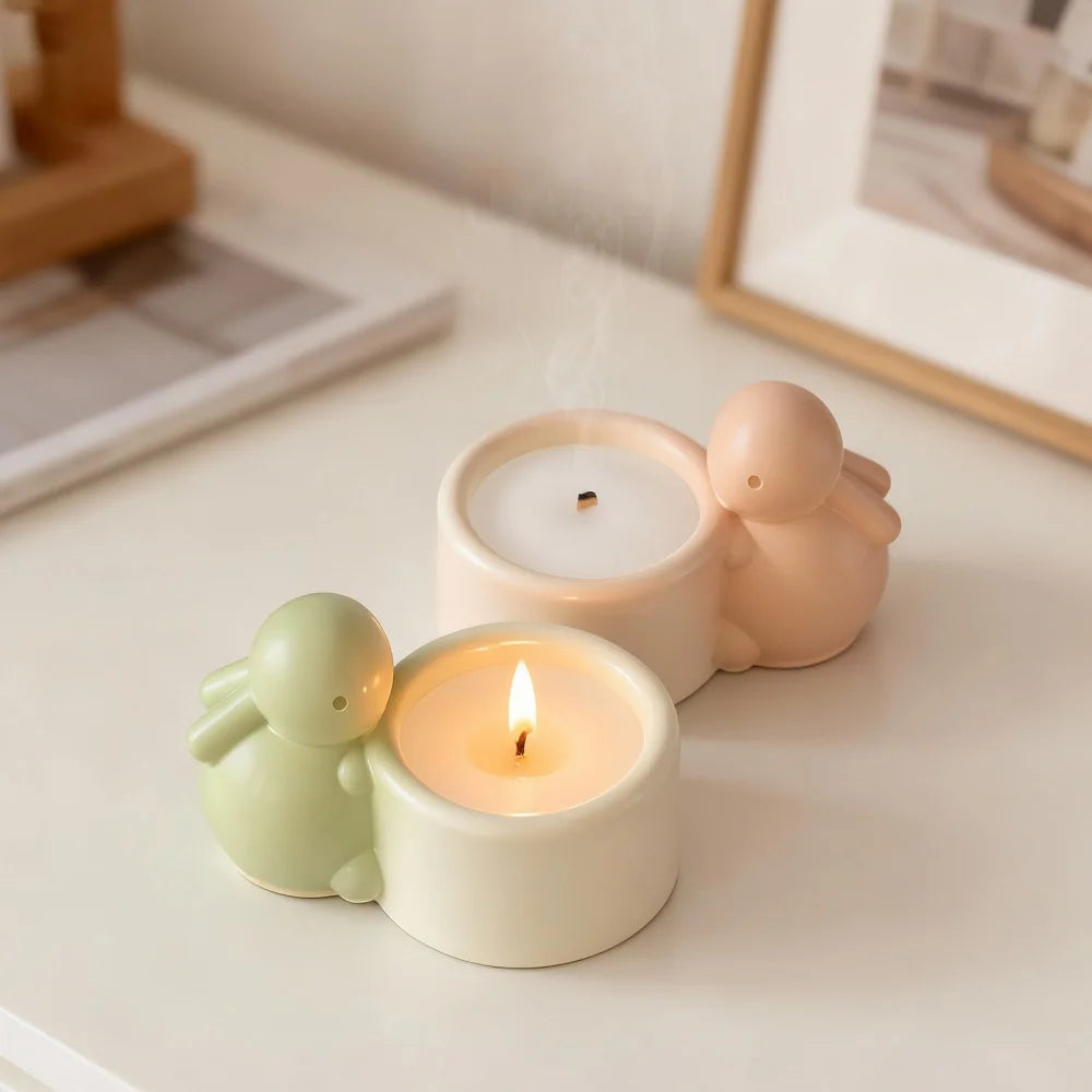 Rabbit Silicone Mold – DIY Candle, Gypsum & Resin Craft