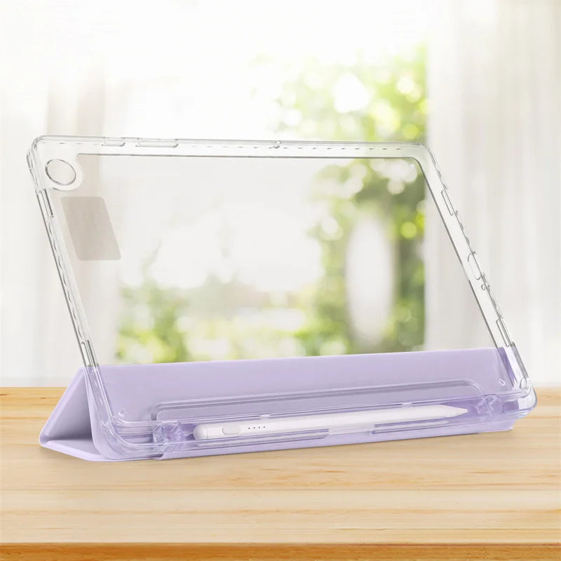 Huawei MatePad 12x Trifold Case – Clear Back & Pen Holder