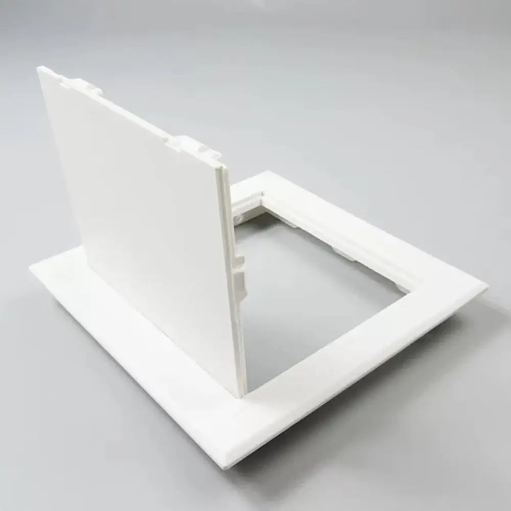 White Plastic Hinged Access Panel Door – Wall & Ceiling Hatch