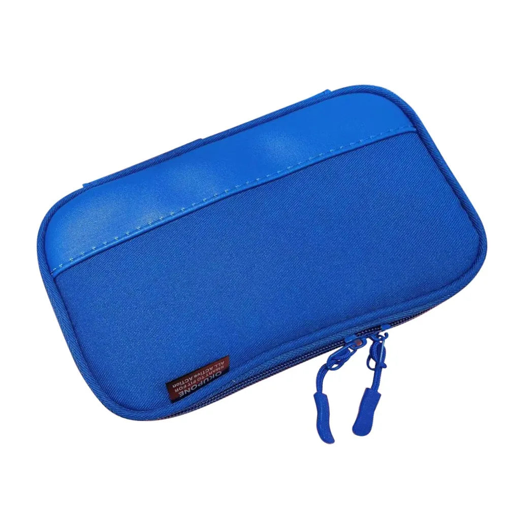 Oxford Pencil Pouch – Ultra-Thin Multi-Pocket Pen Bag