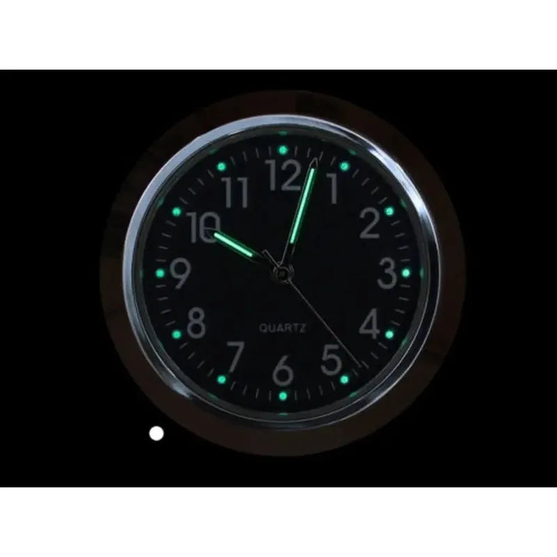 Motorcycle Handlebar Clock & Thermometer – Aluminum 22-25mm