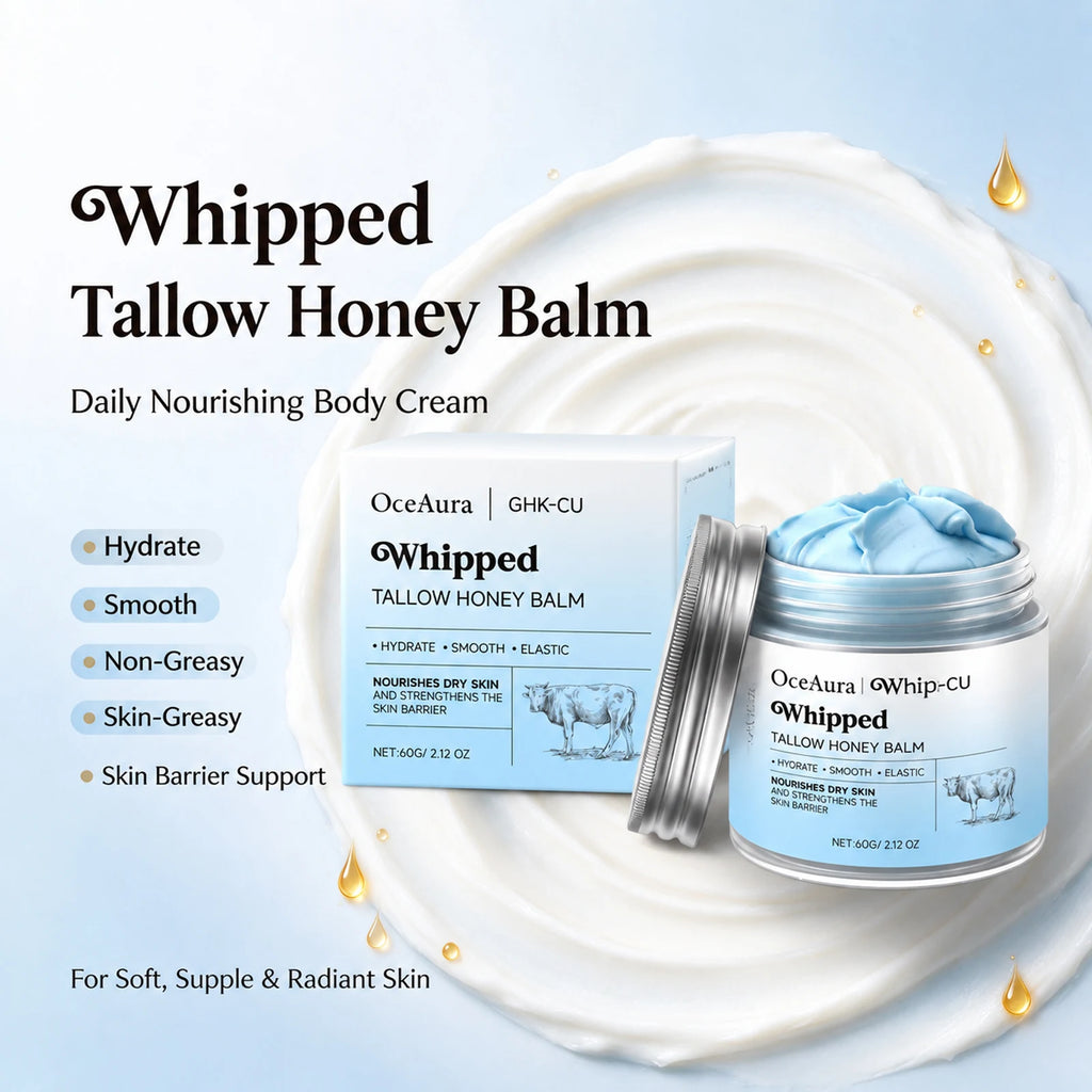 OceAura Tallow & Honey Body Balm – Face & Body Moisturizer