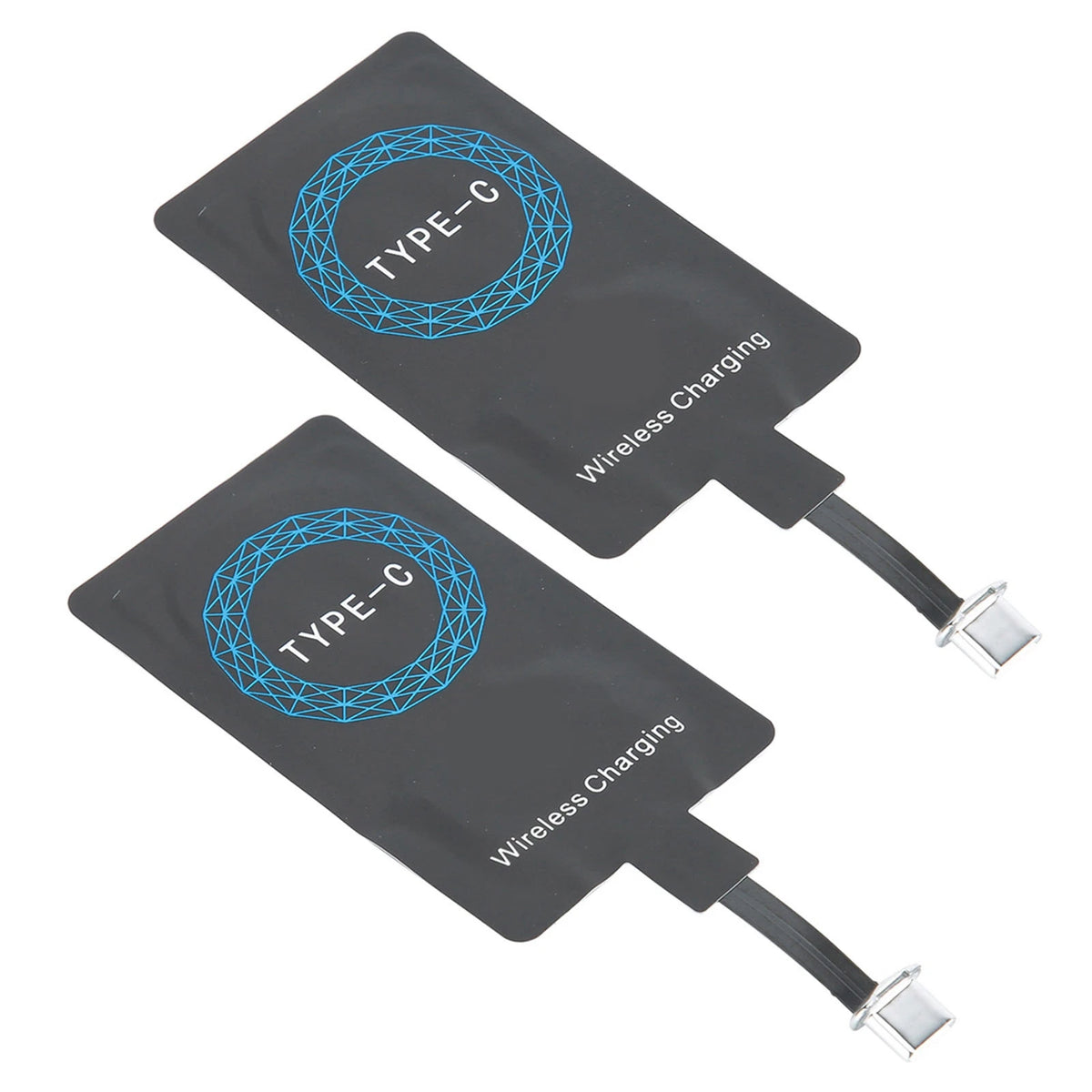 Type-C Wireless Charging Receiver Adapter – 2-Pack