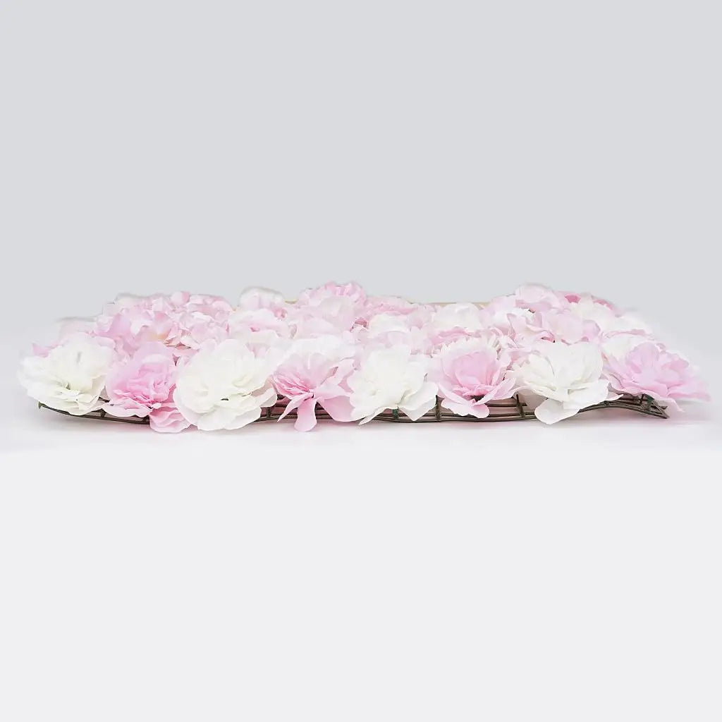 Silk Artificial Flower Wall Panel – Wedding & Party Backdrop