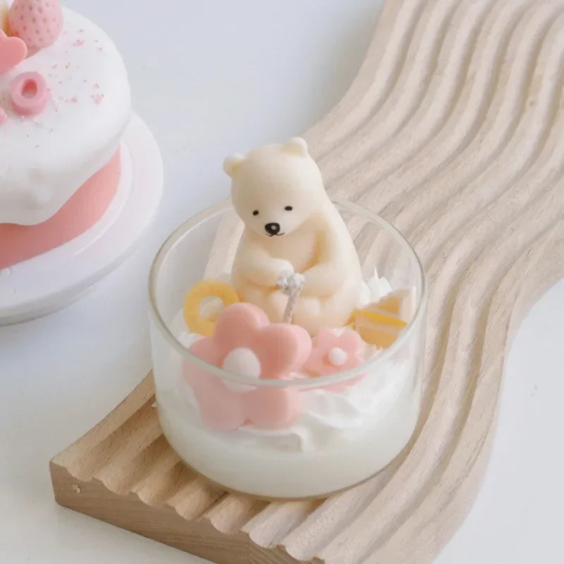 Polar Bear Silicone Mold – Candle, Soap, Resin & Baking DIY