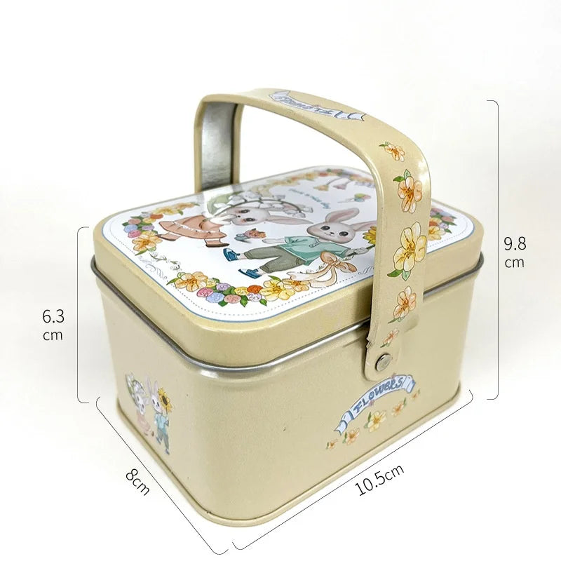 Rabbit Tinplate Gift Tin Box – Candy, Cookie & Wedding Favor