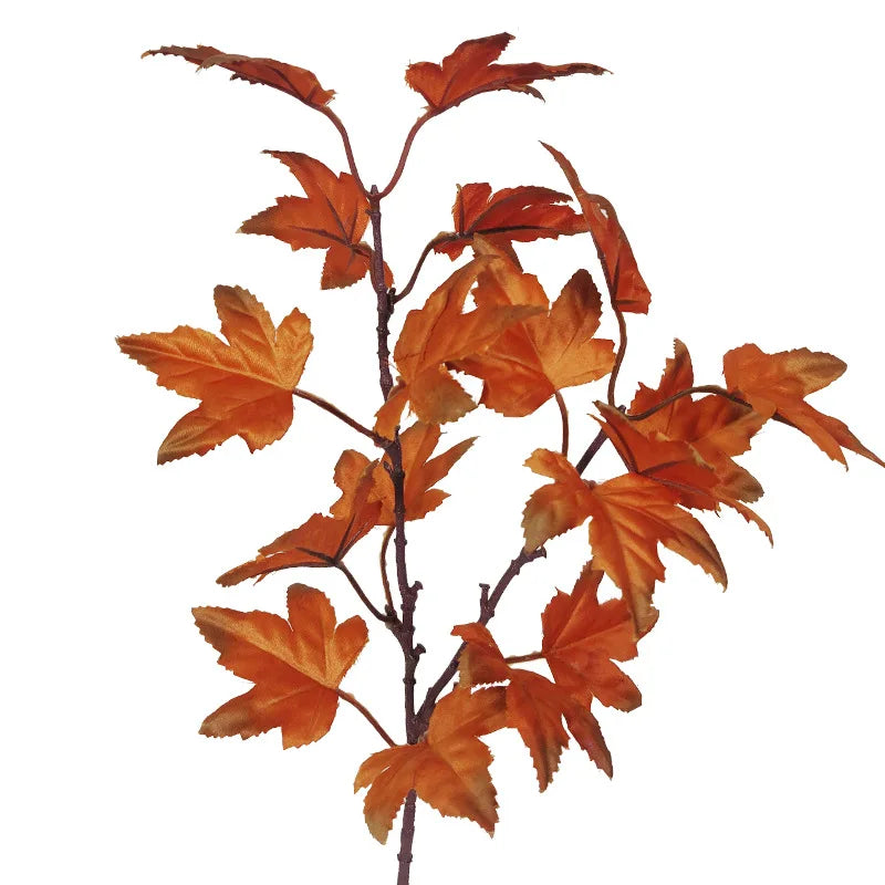 Autumn Artificial Maple Leaf Branch – Fall & Holiday Decor