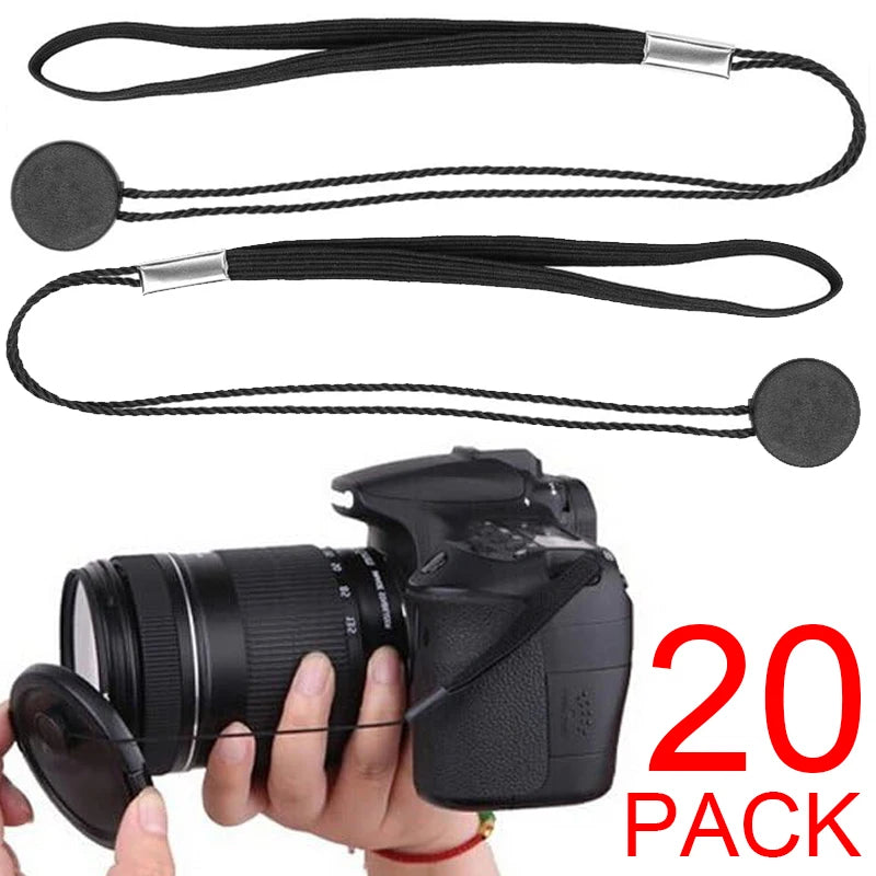 Camera Lens Cap Tether Anti-Loss Nylon Lanyard – 5/10/20 Pack