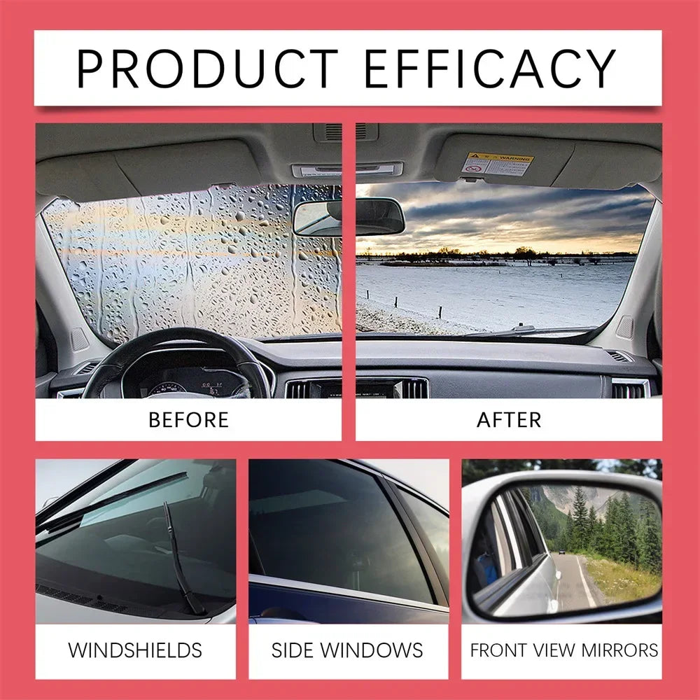 Windshield Oil Film Cleaner & Water Repellent Coating Kit