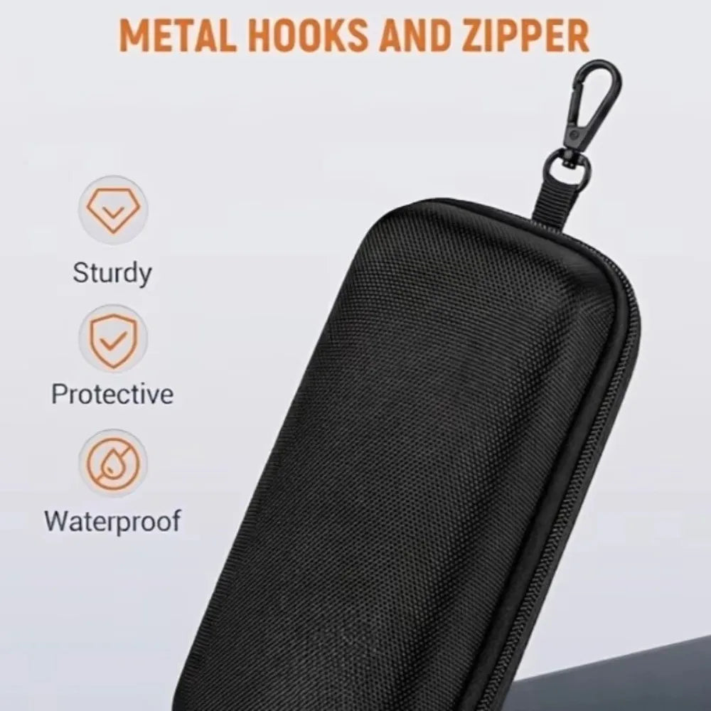 Hard Shell Double Compartment Eyeglasses Case | EVA Zipper