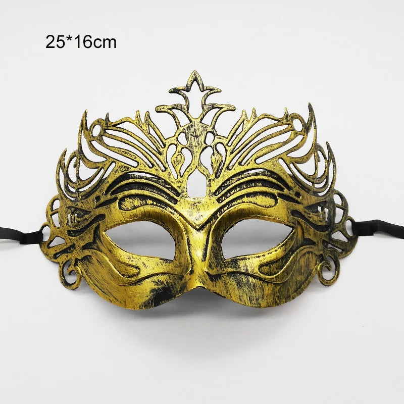Retro Jazz Masquerade Half Face Mask – Halloween Costume