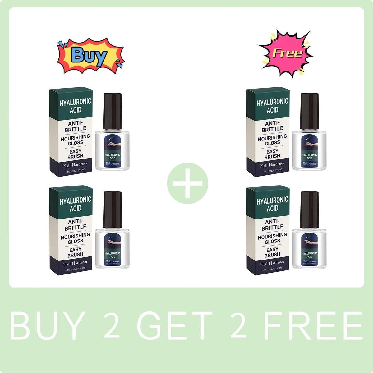 Nail Serum & Cuticle Oil | Hyaluronic Acid Nail Treatment