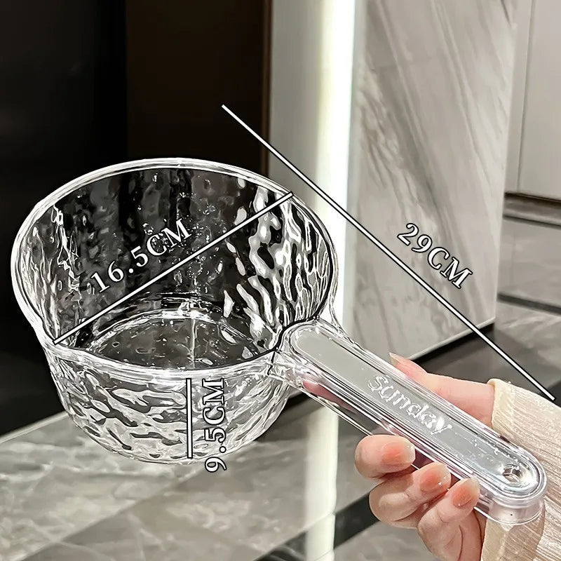 Long Handle Heat-Resistant Plastic Ladle & Water Scoop