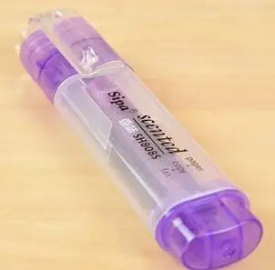 Scented Fluorescent Highlighter Pen – 7 Candy Colors, Chisel Tip