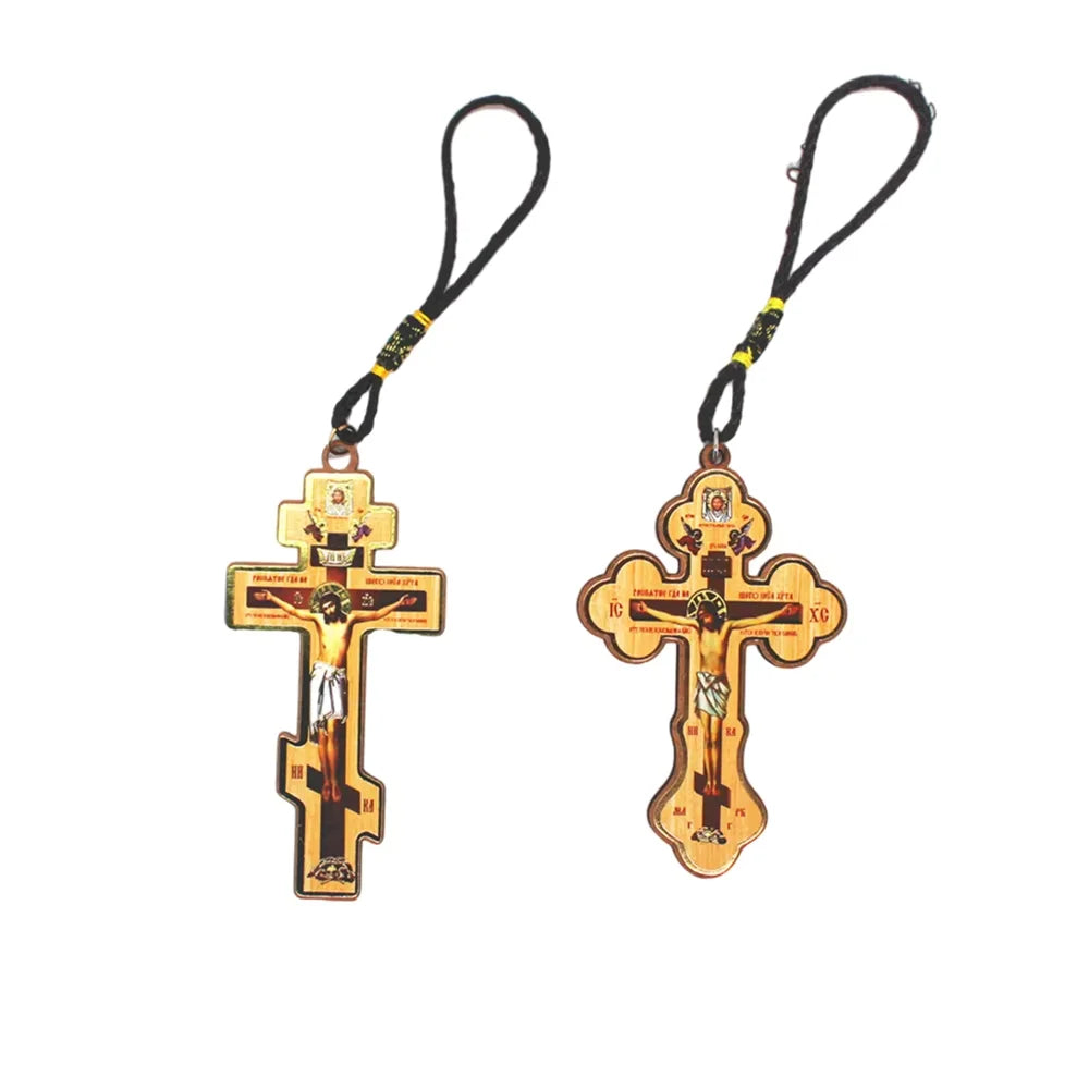 Orthodox Wooden Cross 10cm – Church & Home Altar Décor