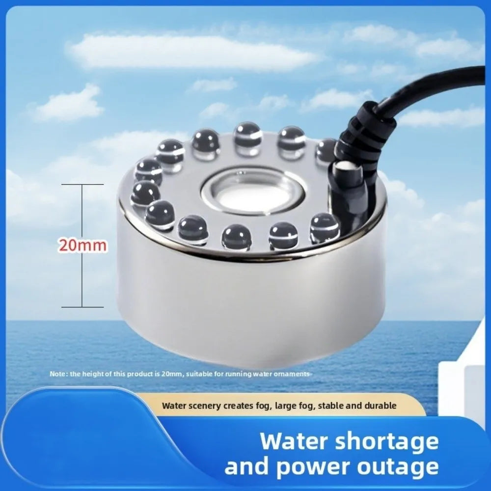 Colorful LED Ultrasonic Mist Maker 24V – Pond & Garden Fogger