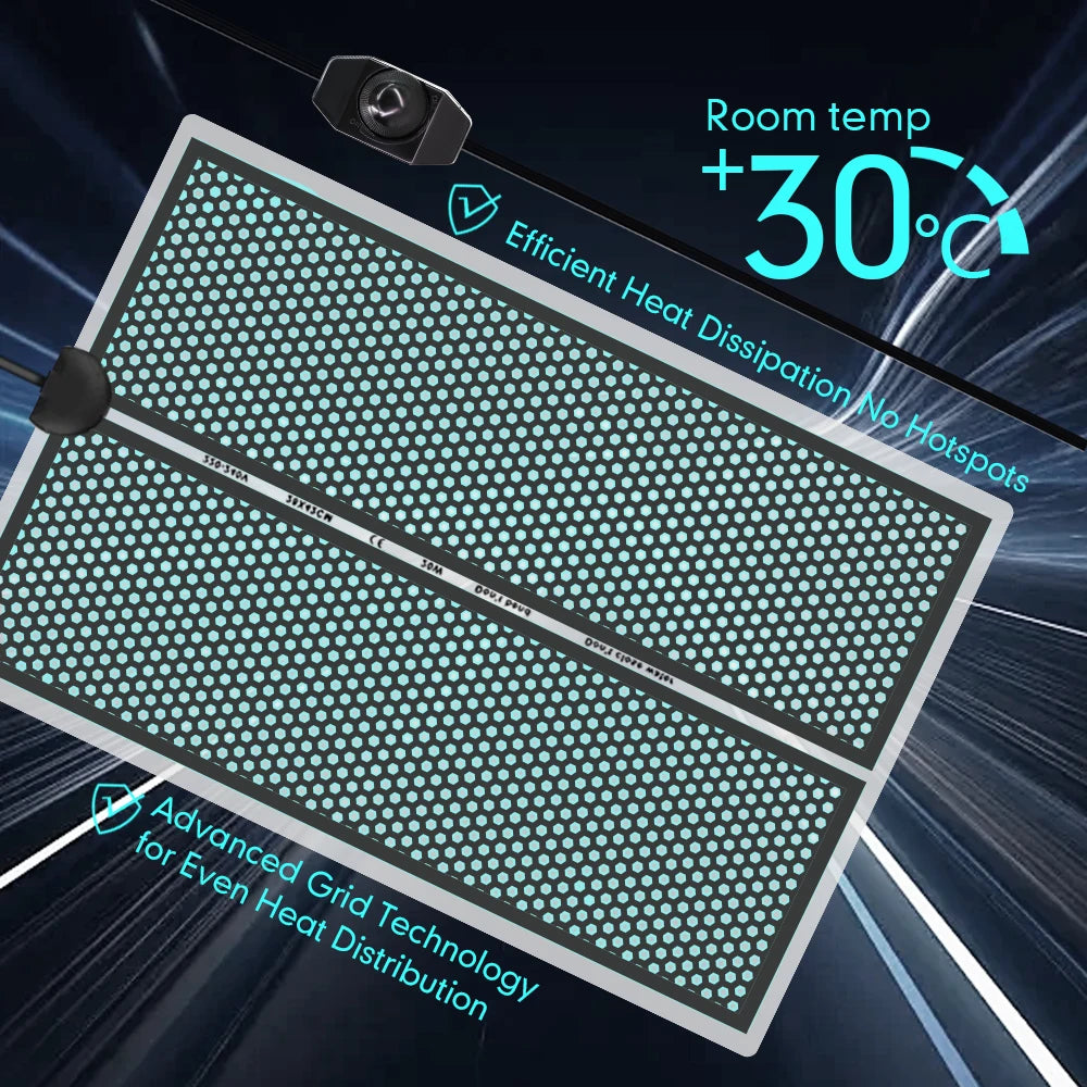 Reptile & Seedling Heating Pad 5–20W | Waterproof Under Tank Mat