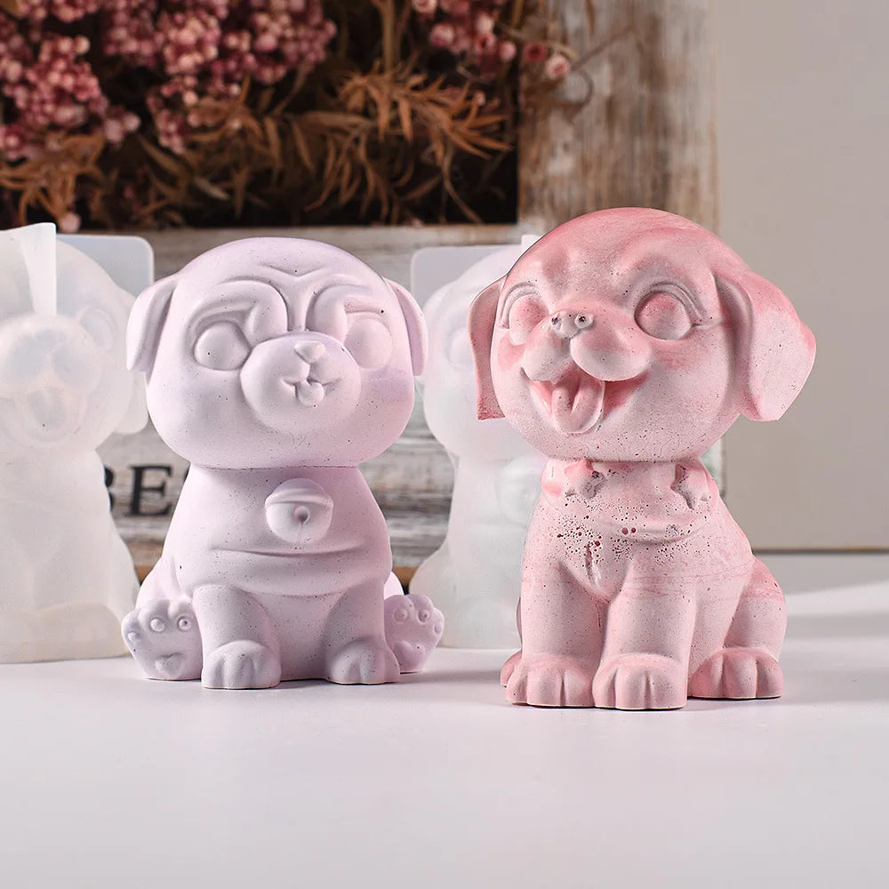 Animal Silicone Candle Mold – Cat Dog Fox DIY Craft Mould