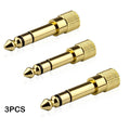 6.35mm to 3.5mm Gold-Plated Headphone Audio Adapter | FONKEN