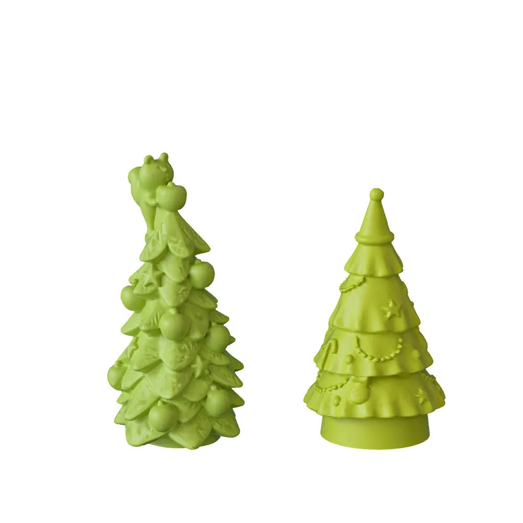 3D Christmas Tree Silicone Mold – DIY Candle & Plaster Craft