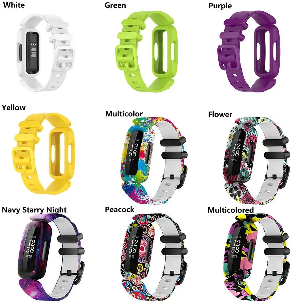Silicone Band for Fitbit Ace 3 & Inspire 2 – Kids Replacement Strap