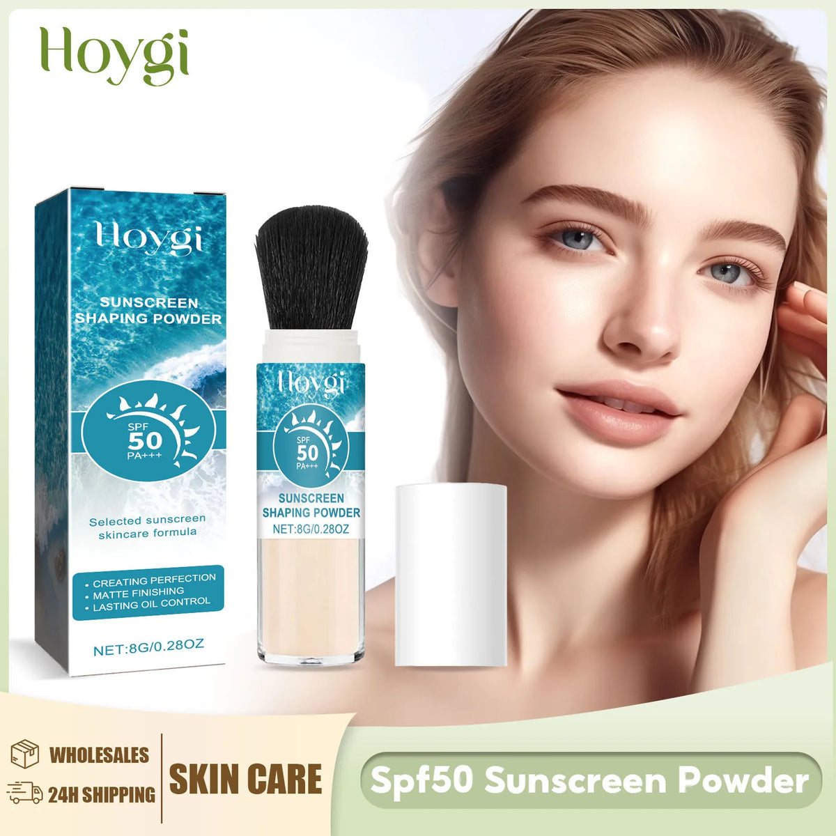 Hoygi SPF50 Sunscreen Loose Setting Powder – Matte Oil Control
