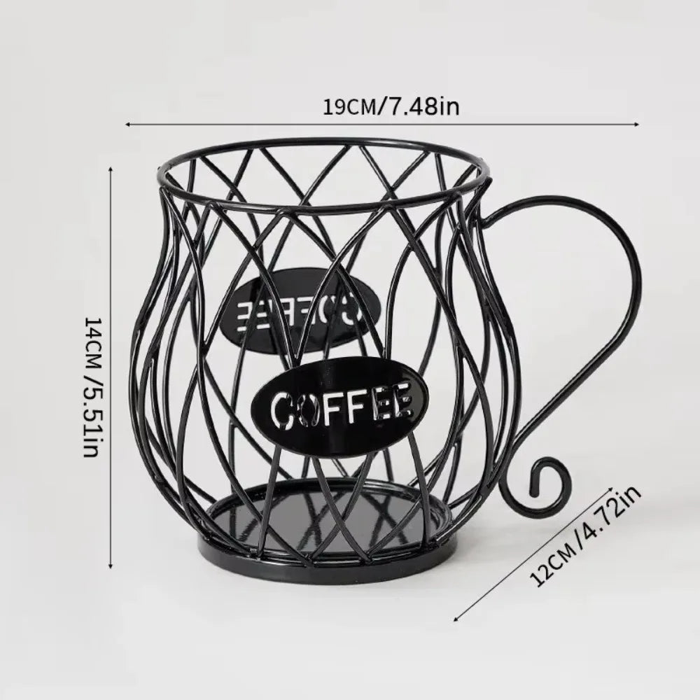 Large Capacity Coffee Pod Holder & Capsule Organizer