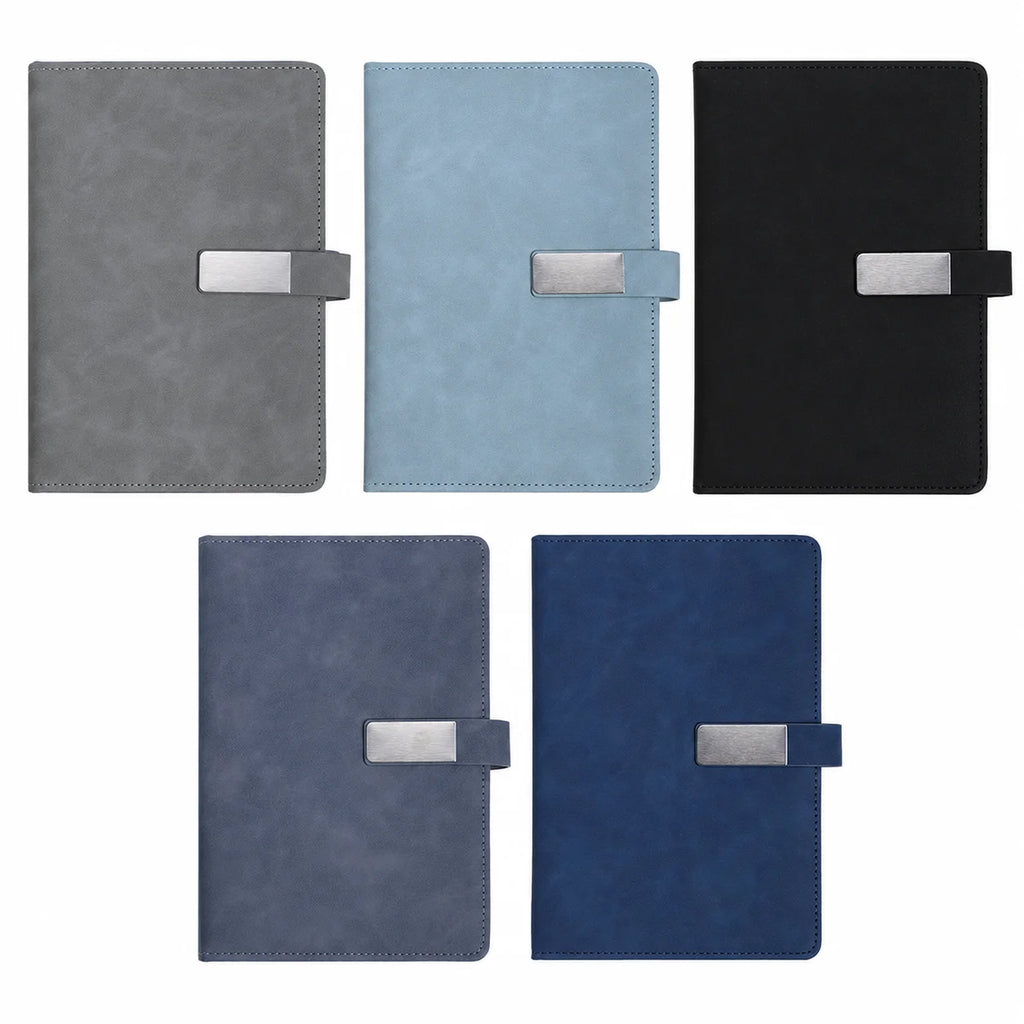 A5 Magnetic Closure PU Leather Notebook – 200 Pages Journal