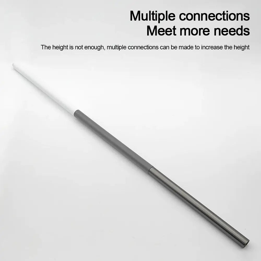 Stainless Steel Shower Extension Rod – 30cm Round Tube