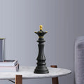 Resin Chess Piece Figurine – King, Queen & Knight Sculpture