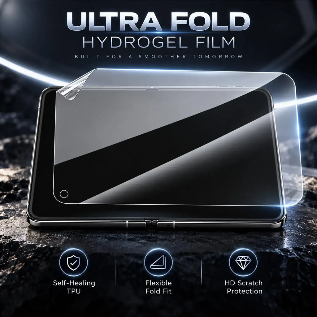 4-in-1 Hydrogel Screen Protector for iPhone Duo Inner & Outer