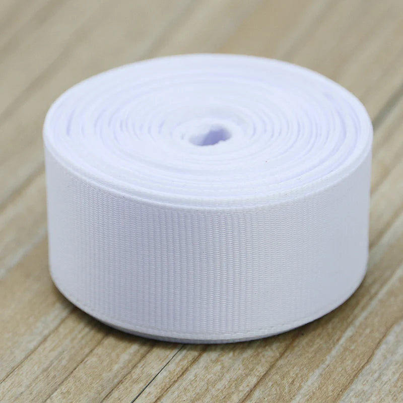 White Grosgrain Ribbon 10M – Gift Wrap & Christmas Decor