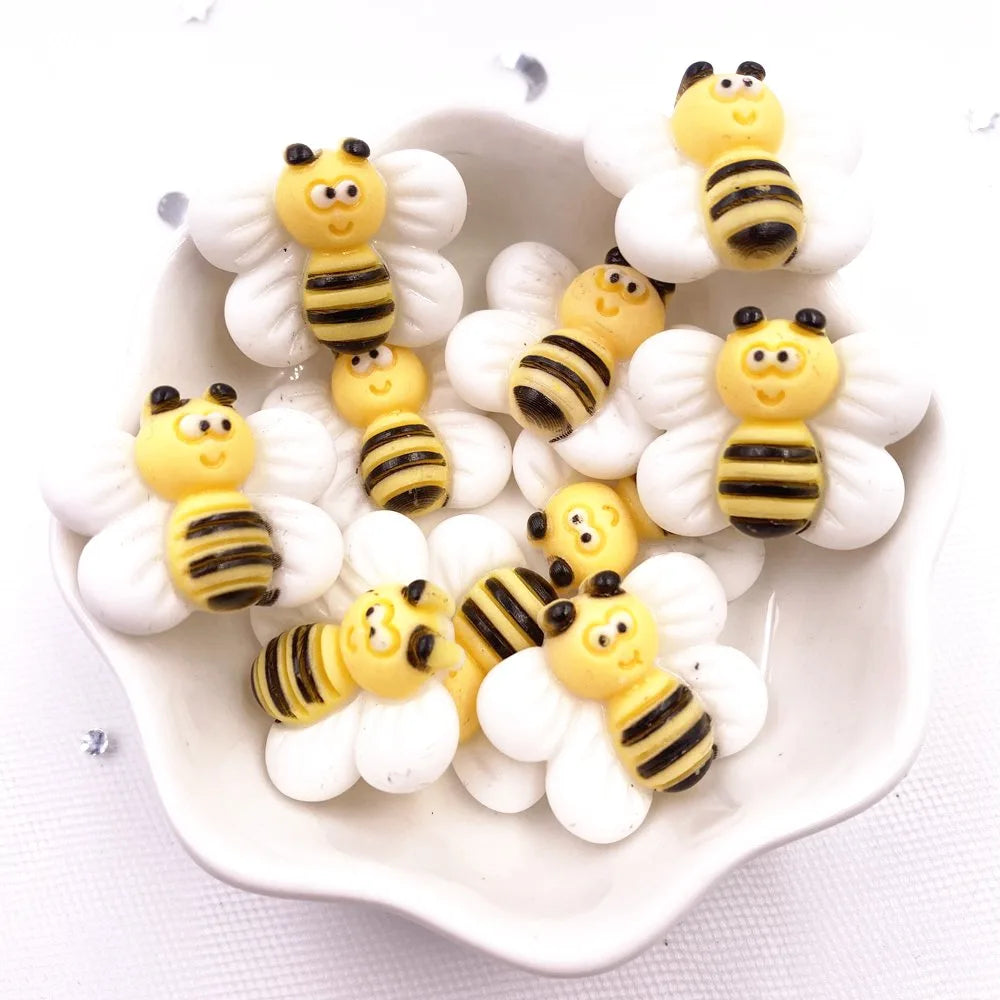 10PCS Kawaii Resin Animal Flatback Figurines – DIY Craft Decor